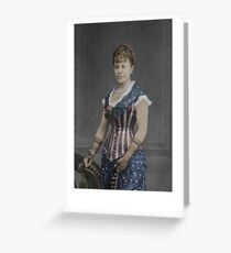 Patriotic Corset Greeting Card