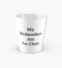 My Wednesdays Are For Chess Tall Mug