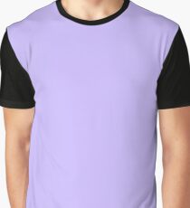 Pastel Color - Pale Indigo Graphic T-Shirt