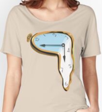 Melting Clock Women's Relaxed Fit T-Shirt