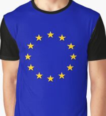 Europe - I Love The European Union ~ EU Flag T-Shirt Drapeau Design Graphic T-Shirt
