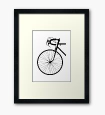 Crescent Bike Black Framed Print