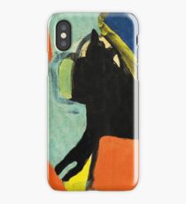 Black Dog and Green Ball iPhone Case/Skin