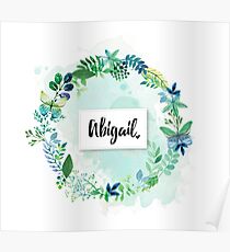 Personalised Abigail Poster
