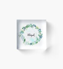 Personalised Abigail Acrylic Block