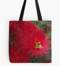 Red Callistemon Tote Bag