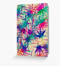 Tropical Jungle - a watercolor painting Greeting Card
