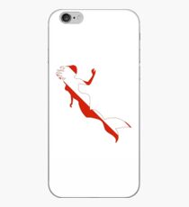 Mermaid Scuba Diver Silhouette iPhone Case