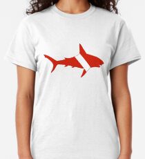 Shark Scuba Diver Silhouette Classic T-Shirt
