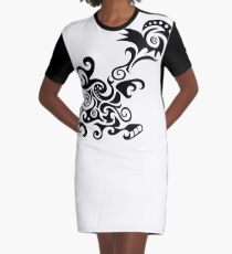 Flourishes Dino Graphic T-Shirt Dress