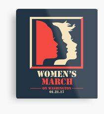 Women's March Metal Print