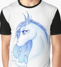 Nadi hippocamp - spirit of water (white bg vrs.) Graphic T-Shirt