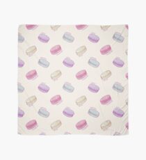 French Macaron Pattern - raspberry, pistachio, lemon & blueberry Scarf