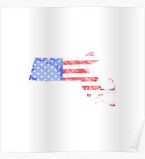Marble Massachusetts-America Print Poster