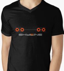 Horizont T-Shirt mit V-Ausschnitt für Männer