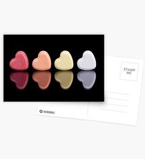 Candy Hearts Postcards