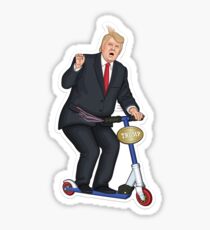 Pegatina Trump Scooter