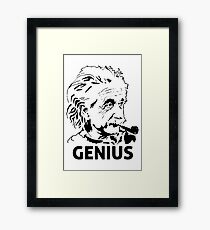 Einstein Genius Framed Print