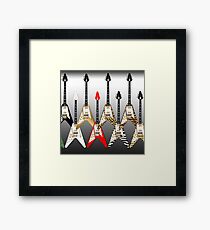 Flying V Attack Framed Print