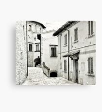 Old Italian street Canvas Print