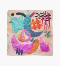 abstract embroidery Scarf