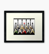 Flying V Attack Framed Print