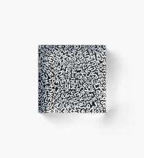 Alphabet Acrylic Block