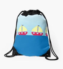 Sailing Drawstring Bag