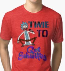 Camiseta de tejido mixto Hora de conseguir schwifty