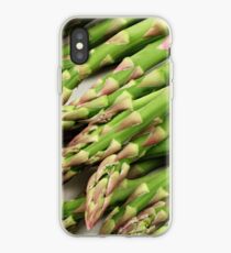 A close up image of fresh asparagus iPhone Case