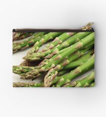 A close up image of fresh asparagus Studio Pouch
