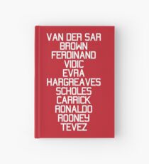 Cuaderno de tapa dura MUFC Champions League 2008