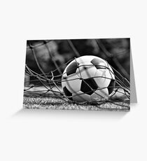 Soccer Ball Grußkarte