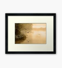 Winter, River Fowey Framed Print