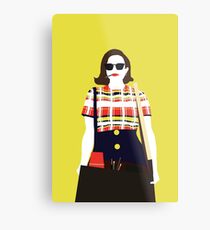 Lienzo metálico Peggy Olson Mad Men