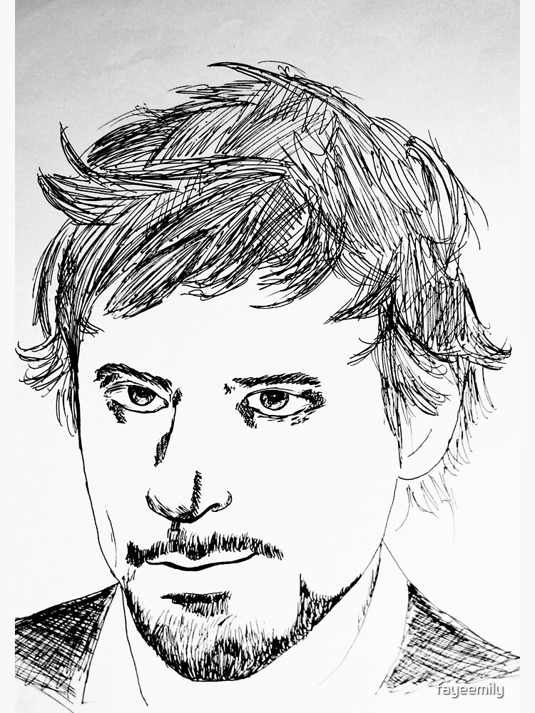 "Robert Downey Jr Sketch" Spiral Notebook by fayeemily | Redbubble