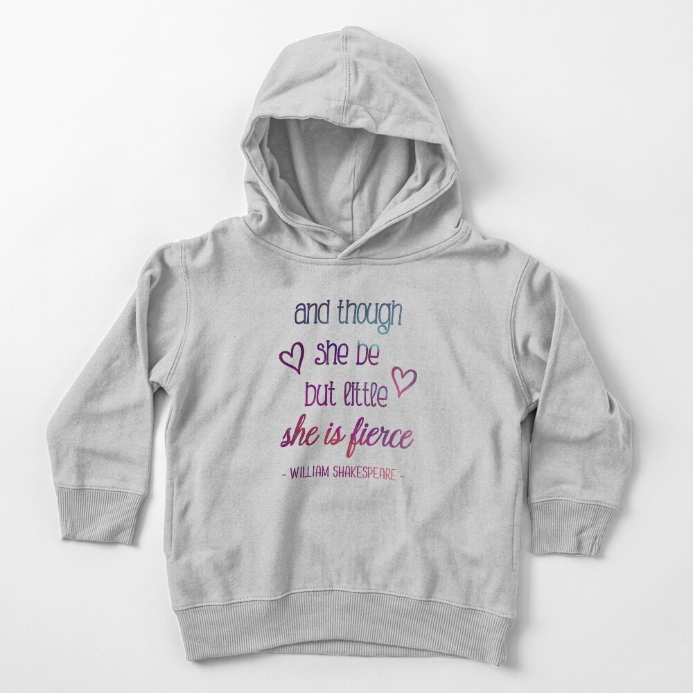 She is Fierce Toddler Pullover Hoodie