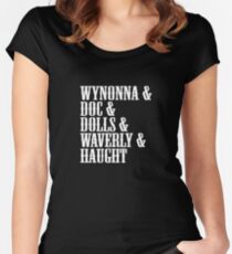 Awesome Wynonna Earp Logo Women's Fitted Scoop T-Shirt