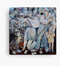 Uprising against I.C.E Canvas Print