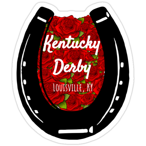 "Kentucky Derby" Stickers by kateweav Redbubble