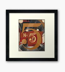 Ich sah die Abbildung 5 in Gold Gerahmtes Wandbild