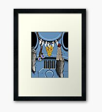 Wolf Armour Framed Print