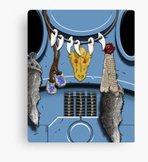 Wolf Armour Canvas Print