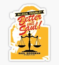 saul goodman Sticker