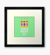 Team Bride Romania 2017 Rhg2u Framed Print