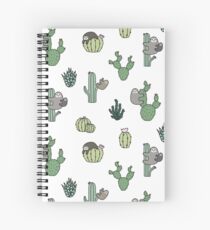 Cacti Sloths Spiral Notebook