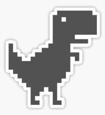 Chrome T-Rex Sticker
