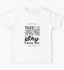 Firefly Theme Song Lyrics Kinder T-Shirt