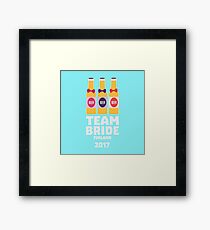 Team Bride Finland 2017 Rk36v Framed Print