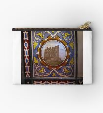 19th Century Painted Glass Studio Pouch